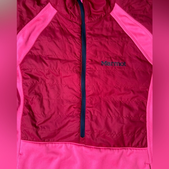 Marmot Pink Half-Zip Pullover Jacket Size Small - Picture 3 of 3